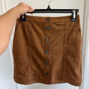A&F Suede Skirt NWT